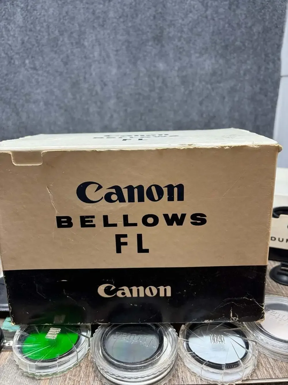 Vintage Canon FTb 35mm SLR Film Camera Bundle with Lenses, Bellows & Accessories